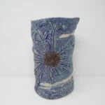 Jarrón Eguzkilore Azul