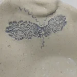 Centro redondo Beig decorado - Imagen 2